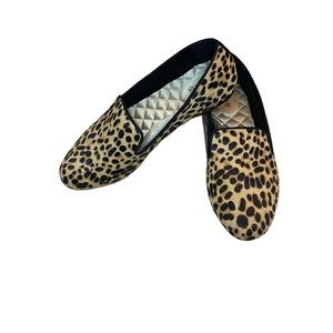Birdies The Starling Shoes in Leopard Calf Hair Leather Size 8.5